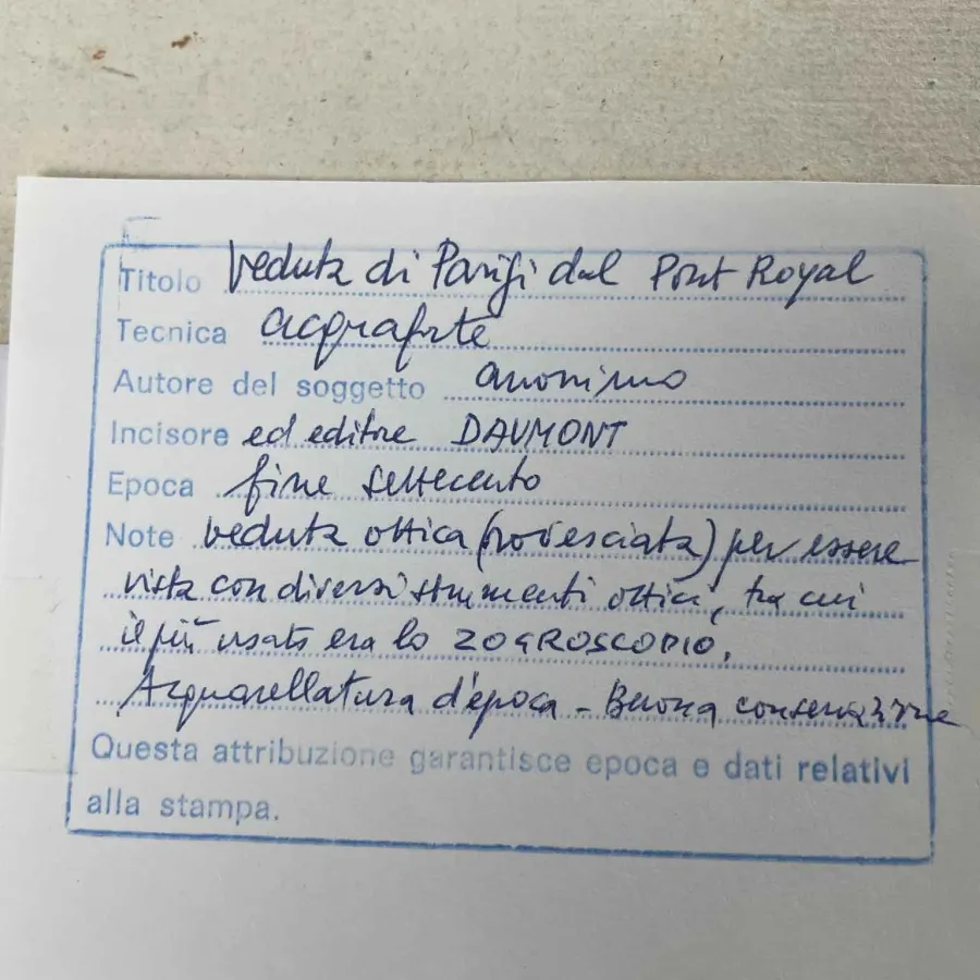 obrazek 5 Widok na Sekwanę w Paryżu między Pont Neuf i Pont Royal, koniec XVIII wieku