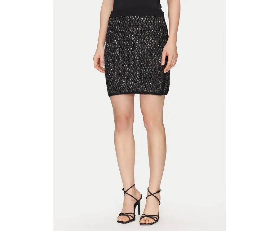 obrazek 1 Liu Jo Spódnica mini WF4023 MA06P Czarny Regular Fit