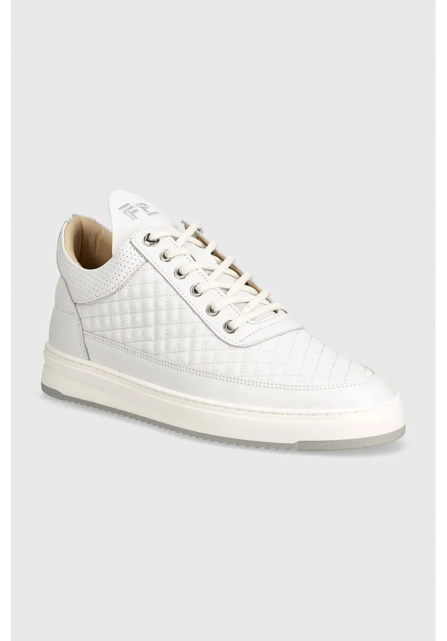 obrazek 1 Filling Pieces sneakersy skórzane Low Top kolor biały 10100151901