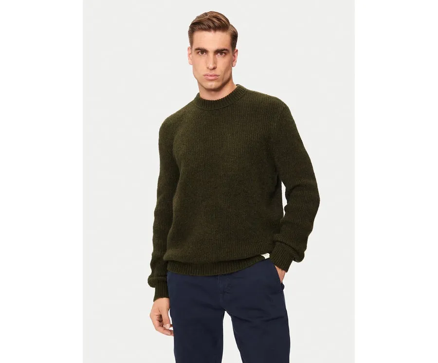 obrazek 1 Mustang Sweter Emil C 1015801 Zielony Regular Fit