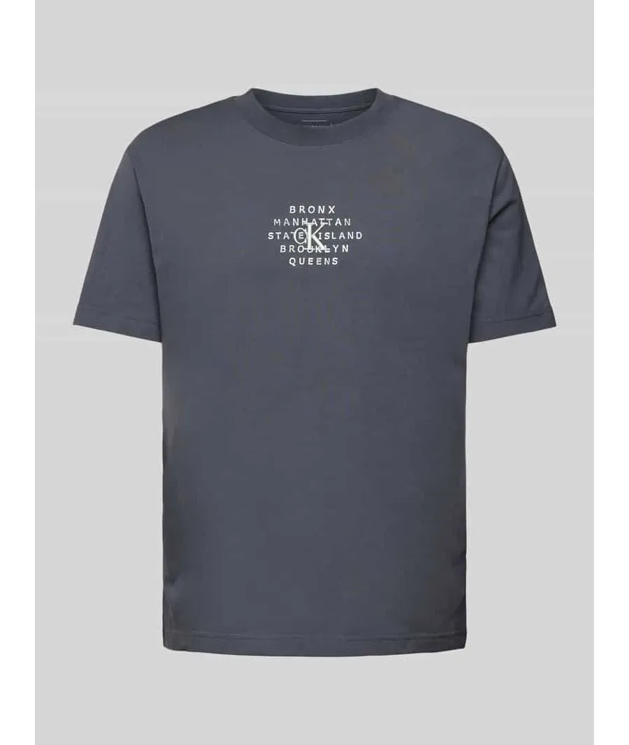 obrazek 1 T-shirt z wyhaftowanym logo model ‘NYC STAMP’