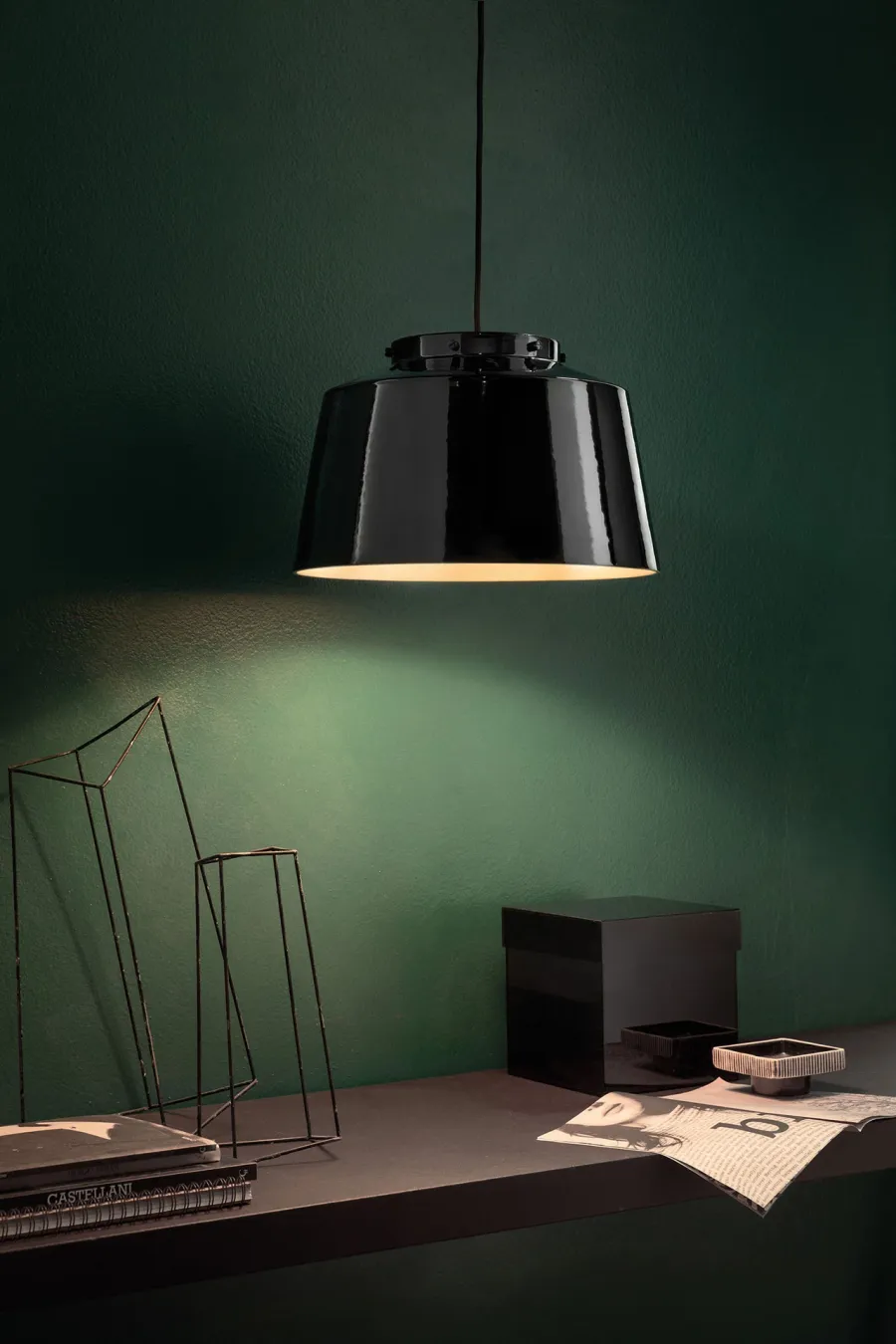 obrazek 3 Stylowa włoska lampa sufitowa w stylu retro