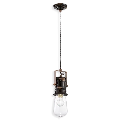 Zdjęcie Mała lampa wisząca Urban w stylu retro z Włoch