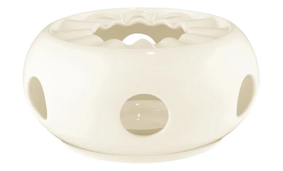 obrazek 1 Kremowy porcelanowy podgrzewacz z Niemiec - Tettau