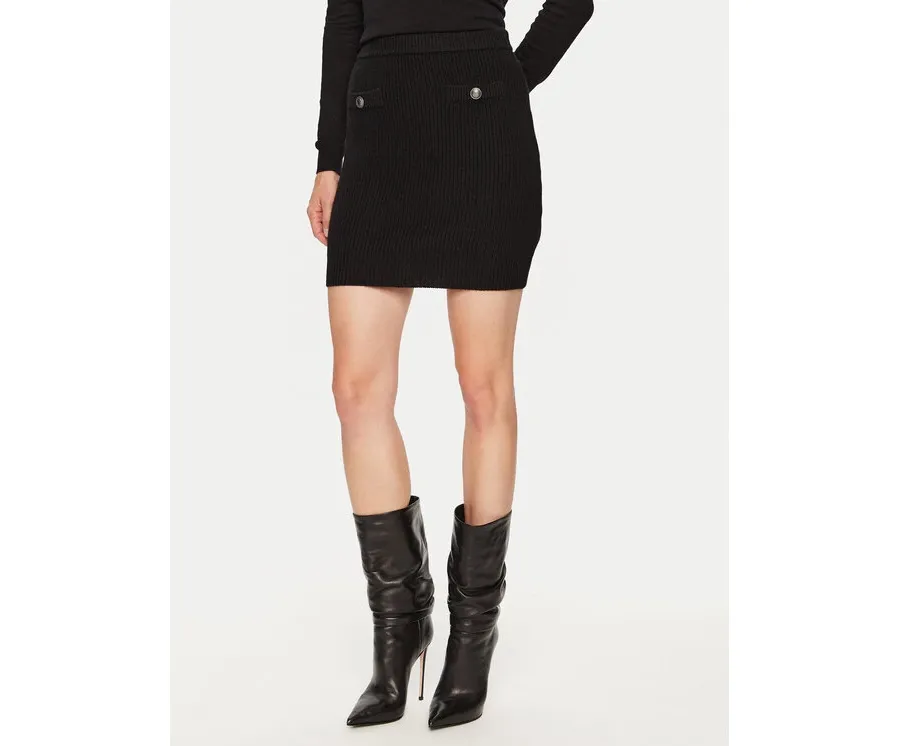 obrazek 1 Guess Spódnica mini W4BD64 Z2WX0 Czarny Slim Fit
