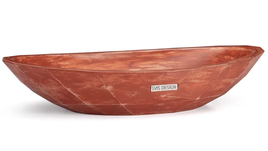 obrazek 1 Elegancka umywalka 60 cm DIAMOND BASIC – PATINA, brązowo-czerwony, lakier matowy
