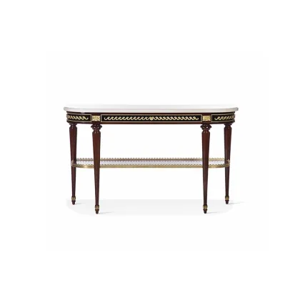 Picture Decorative Italian mahogany console