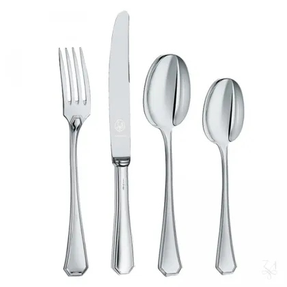 Zdjęcie Ekskluzywny 24-elementowy zestaw sztućców w skrzynce - Zaramella Argenti