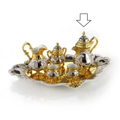 Picture Baroque coffee pot made of ceramics - Ceramiche ML