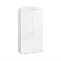 Picture Elegant, white wardrobe for a children's room - Cilek