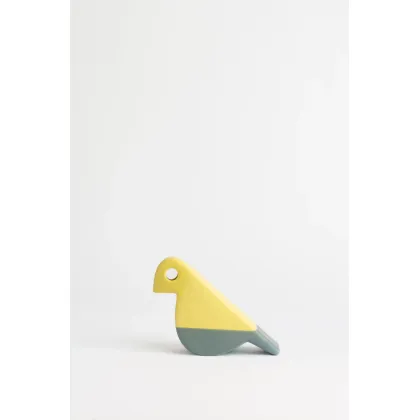 Zdjęcie Oryginalna włoska ceramiczna figurka ptaka - Design Alvino Bagni