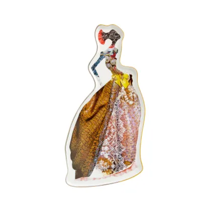 Zdjęcie Porcelanowa malowana taca Madone Nubienne - Vista Alegre