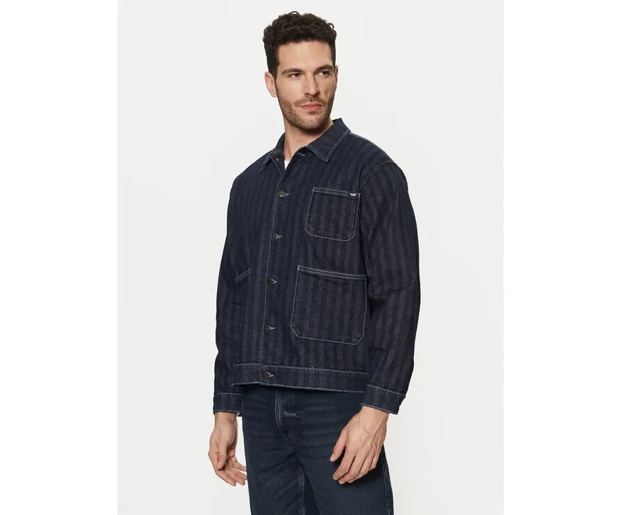obrazek 1 Mustang Kurtka jeansowa Monowi 1015900 Granatowy Boxy Fit
