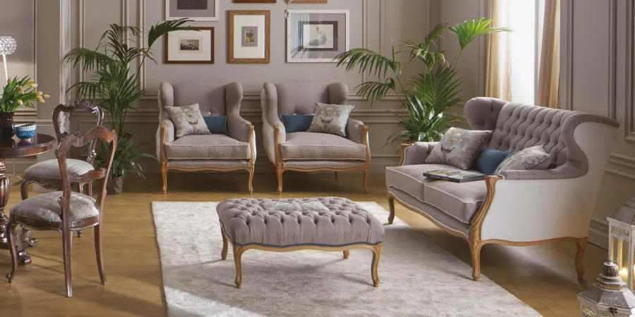obrazek 1 Luksusowa włoska sofa dwuosobowa w stylu antycznym - Morello Gianpaolo