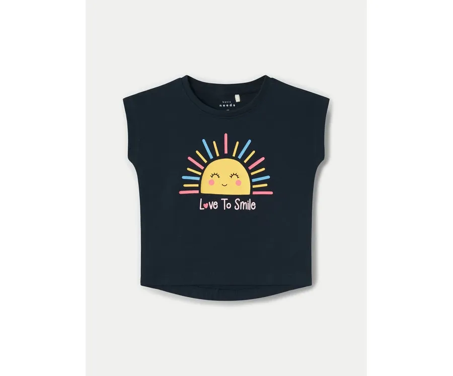 obrazek 1 NAME IT T-Shirt Vigea 13228175 Granatowy Regular Fit