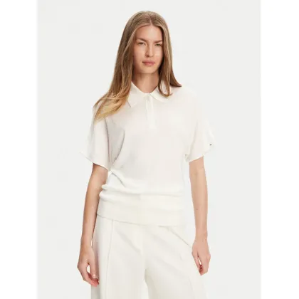 Zdjęcie Tommy Hilfiger Polo WW0WW45652 Écru Regular Fit