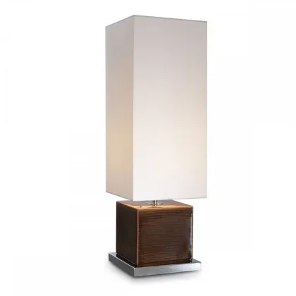 Zdjęcie Ceramiczna włoska lampa stołowa H.57xL.18xP.18 cm