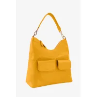 Picture Stylish yellow leather shoulder bag - Terrida