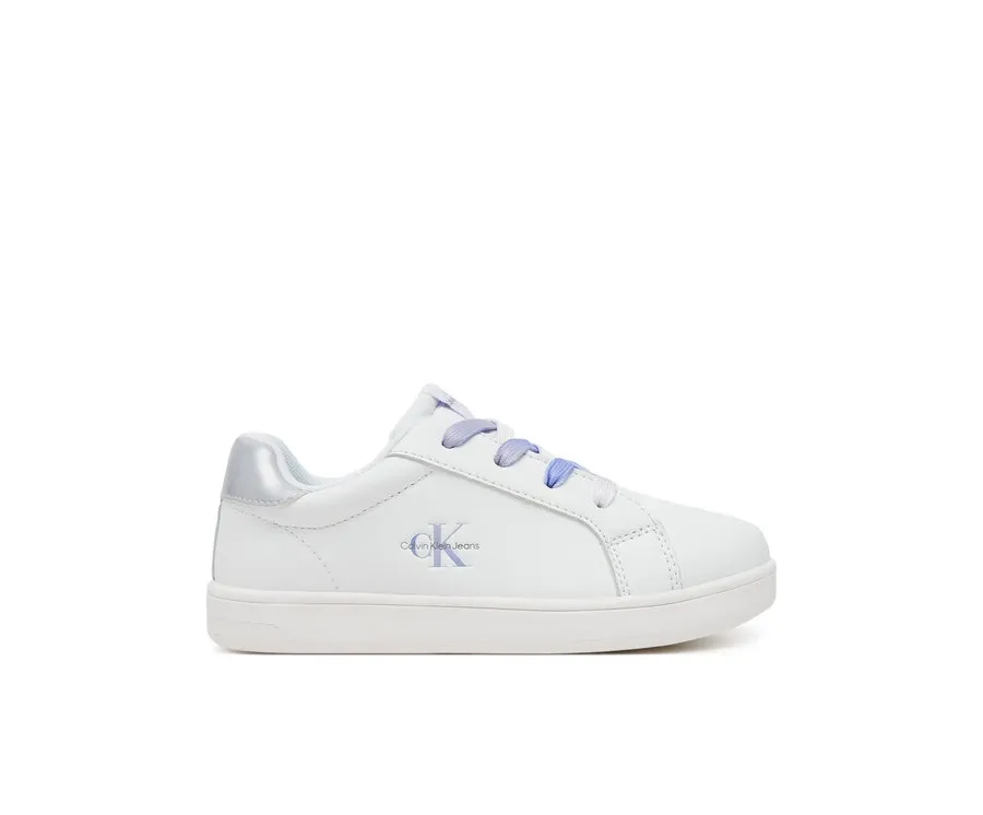 obrazek 1 Calvin Klein Jeans Sneakersy Low Cut Lece-UP V1A9-82009-1355X S Biały