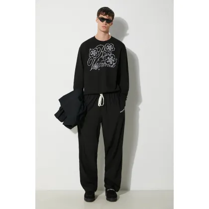 Zdjęcie Kenzo bluza bawełniana Constellation Emb Classic męska kolor czarny z aplikacją FE65SW2284MG.99J