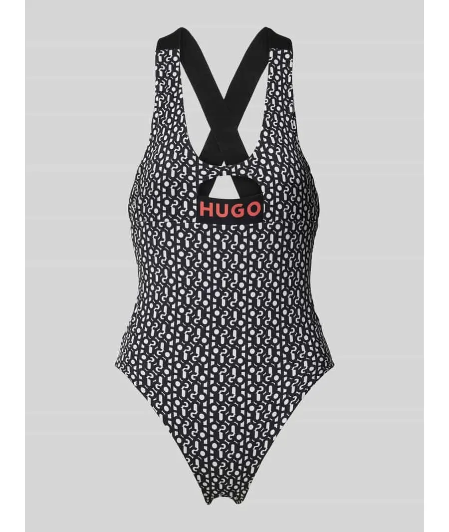 obrazek 1 HUGO Strój kąpielowy Monogram 50534966 Czarny