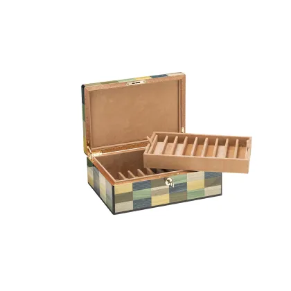 Picture Beautiful mahogany pen holder