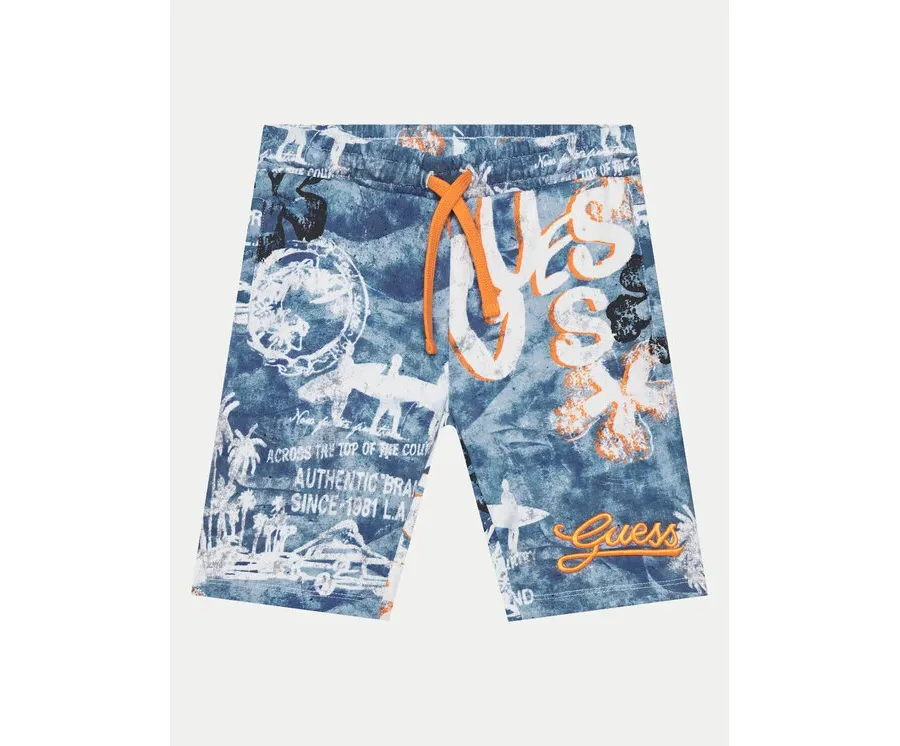 obrazek 1 Guess Szorty sportowe L5GD13 KA6R4 Niebieski Regular Fit
