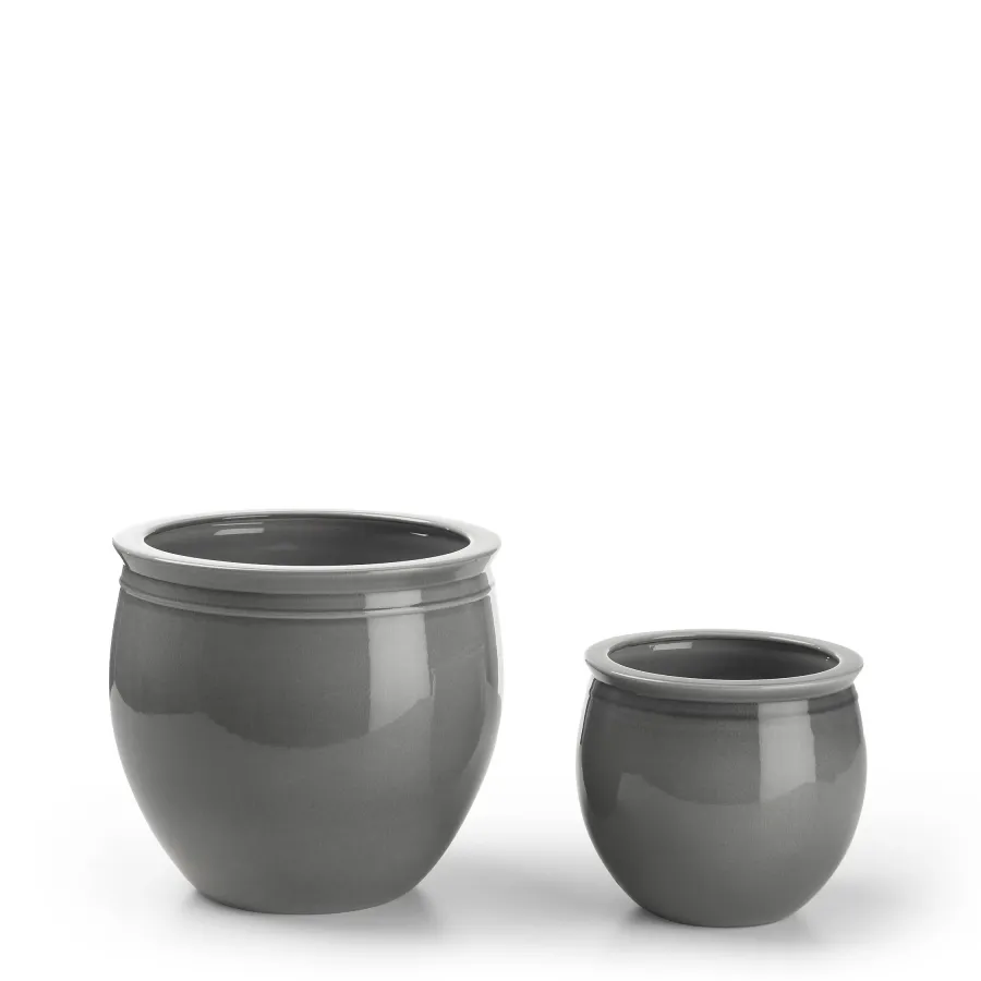 obrazek 2 Piękna ceramiczna doniczka H.25xL.25xD.Int.20 cm