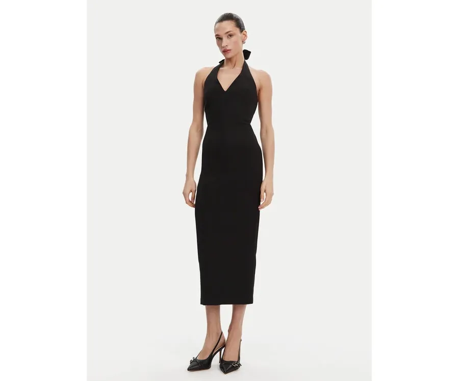 obrazek 1 ACCESS FASHION Sukienka koktajlowa 53-3403-218 Czarny Regular Fit