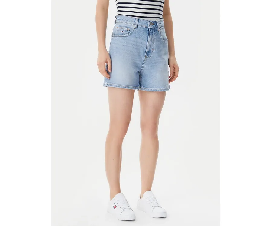 obrazek 1 Tommy Jeans Szorty jeansowe DW0DW20091 Niebieski Mom Fit
