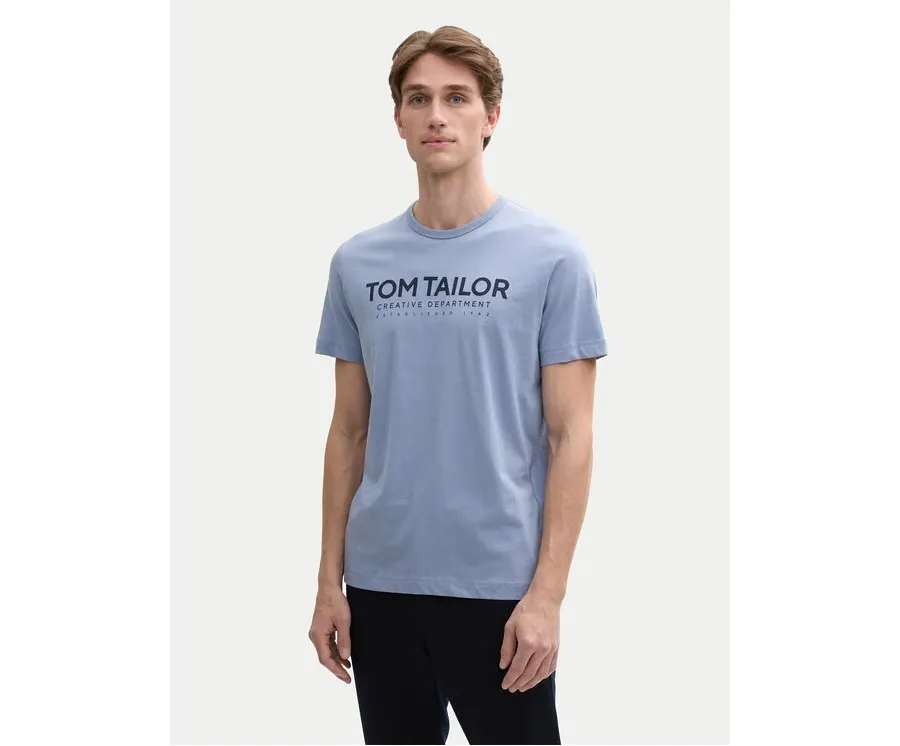 obrazek 1 Tom Tailor T-Shirt 1045940 Niebieski Regular Fit
