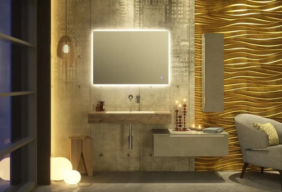 obrazek 1 Wyszukany kompleks mebli do łazienki - Proteo Arredo Bagno