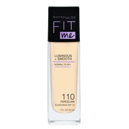 Zdjęcie Maybelline Fit Me Luminous & Smooth podkład do twarzy, 110 Porcelain Porcelain 30 ml