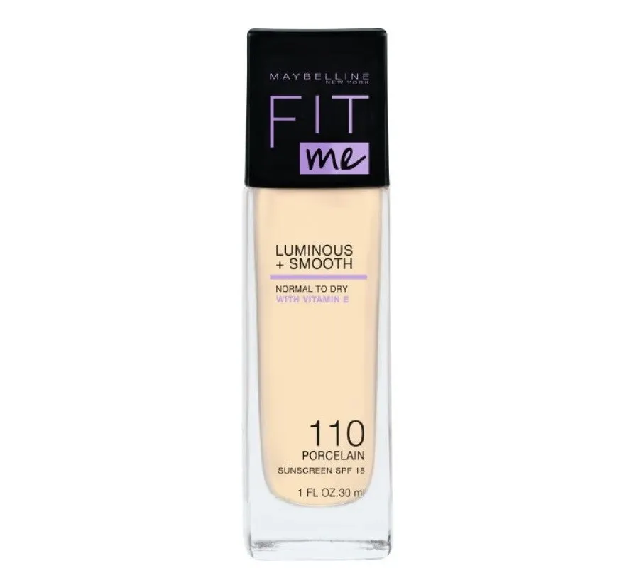obrazek 1 Maybelline Fit Me Luminous & Smooth podkład do twarzy, 110 Porcelain Porcelain 30 ml