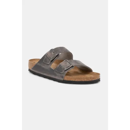 Zdjęcie Birkenstock klapki nubukowe Arizona kolor szary 1027046