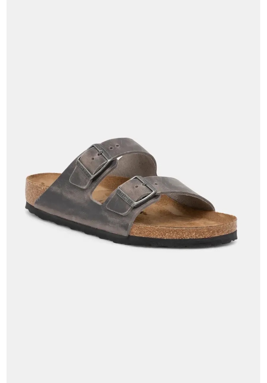 obrazek 1 Birkenstock klapki nubukowe Arizona kolor szary 1027046