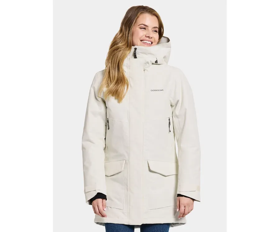 obrazek 1 Didriksons Parka Frida Wns Parka 7 504815 Biały Regular Fit