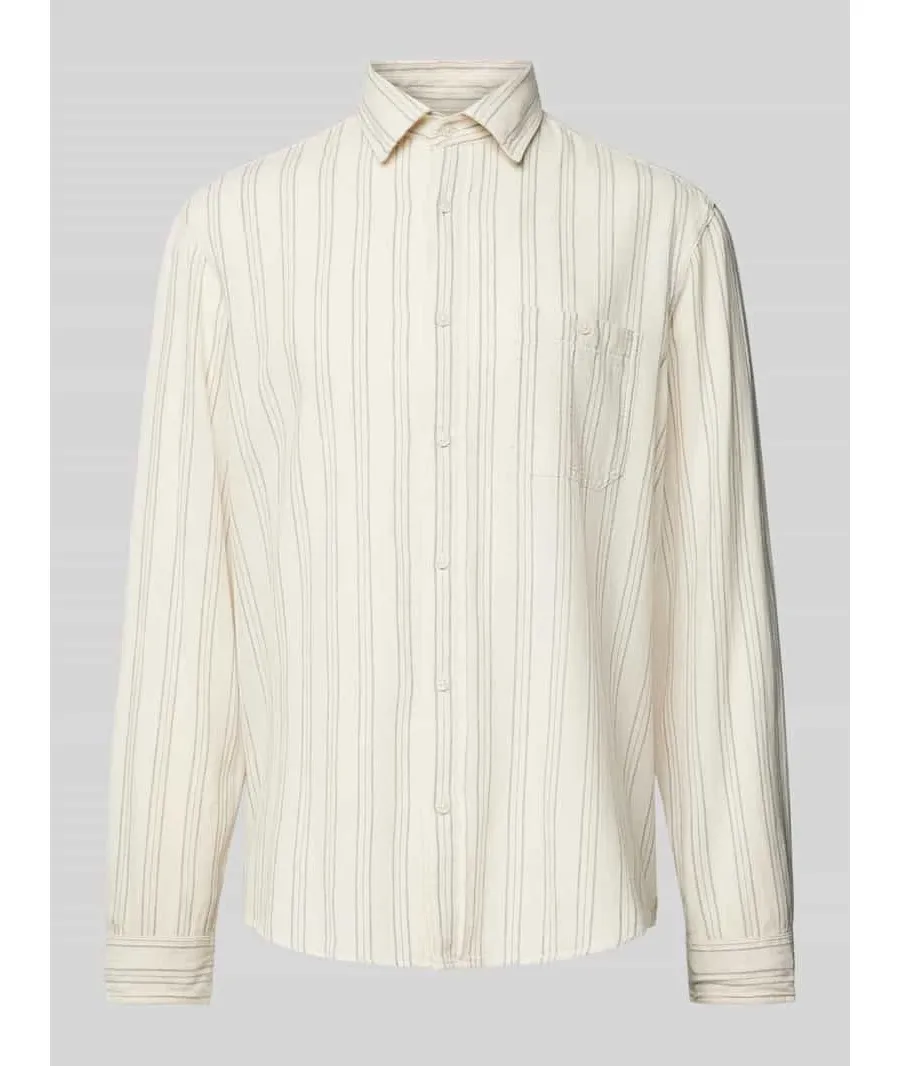 obrazek 1 Koszula casualowa o kroju relaxed fit z kołnierzykiem typu kent model ‘HANS’