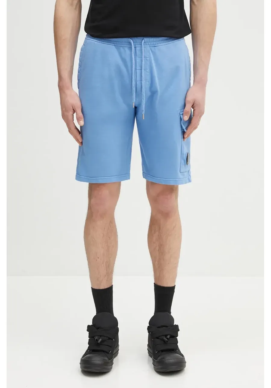 obrazek 1 C.P. Company szorty bawełniane męskie kolor niebieski 18CMSB069A002246G