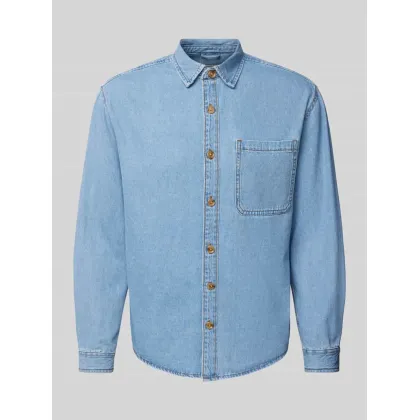 Zdjęcie Koszula jeansowa o kroju regular fit model ‘LEO’
