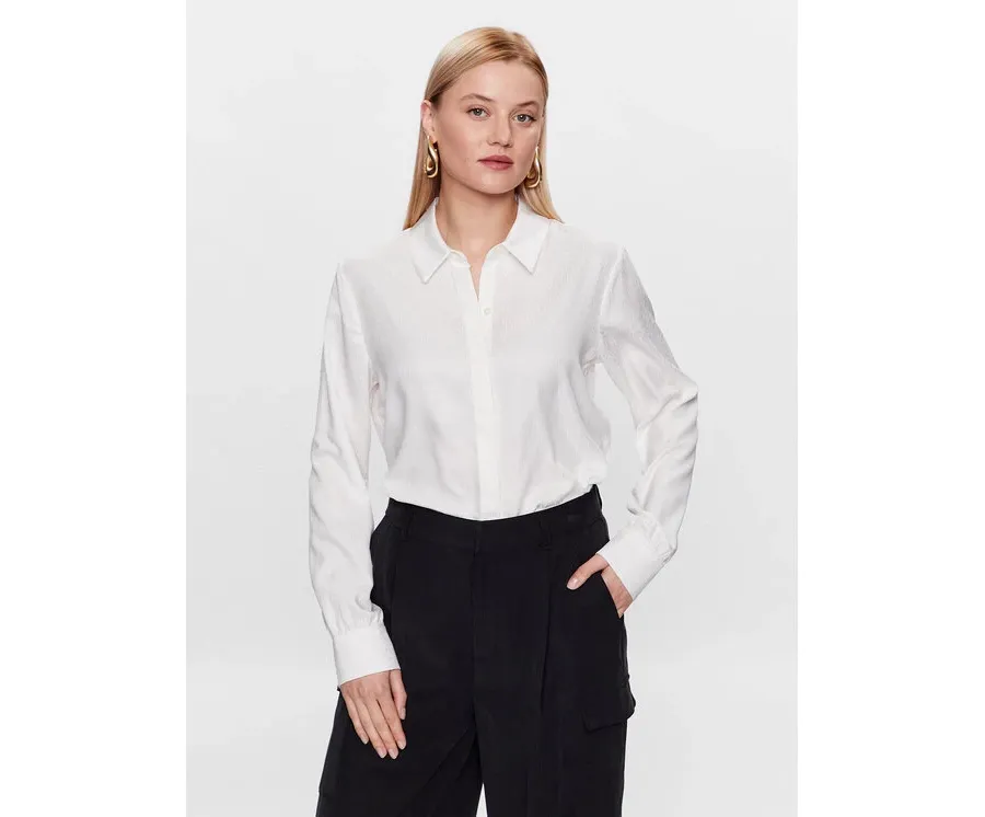 obrazek 1 DKNY Koszula P31MKODV Écru Regular Fit