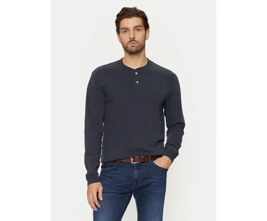 obrazek 1 Marc O'Polo Longsleeve 429 2042 52184 Granatowy Regular Fit