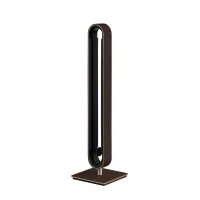 Picture Unique coffee capsule holder made of chocolate-colored leather