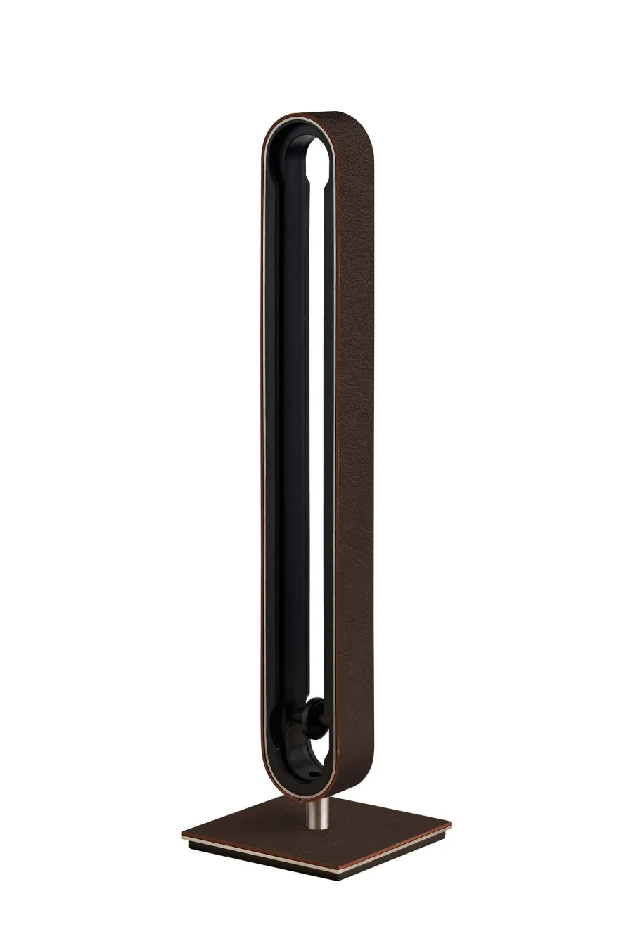 obrazek 1 Unikalny uchwyt na kapsułki z kawą ze skóry w kolorze czekoladowym