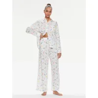 Zdjęcie DKNY Piżama YI90008 Biały Regular Fit