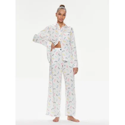 Zdjęcie DKNY Piżama YI90008 Biały Regular Fit