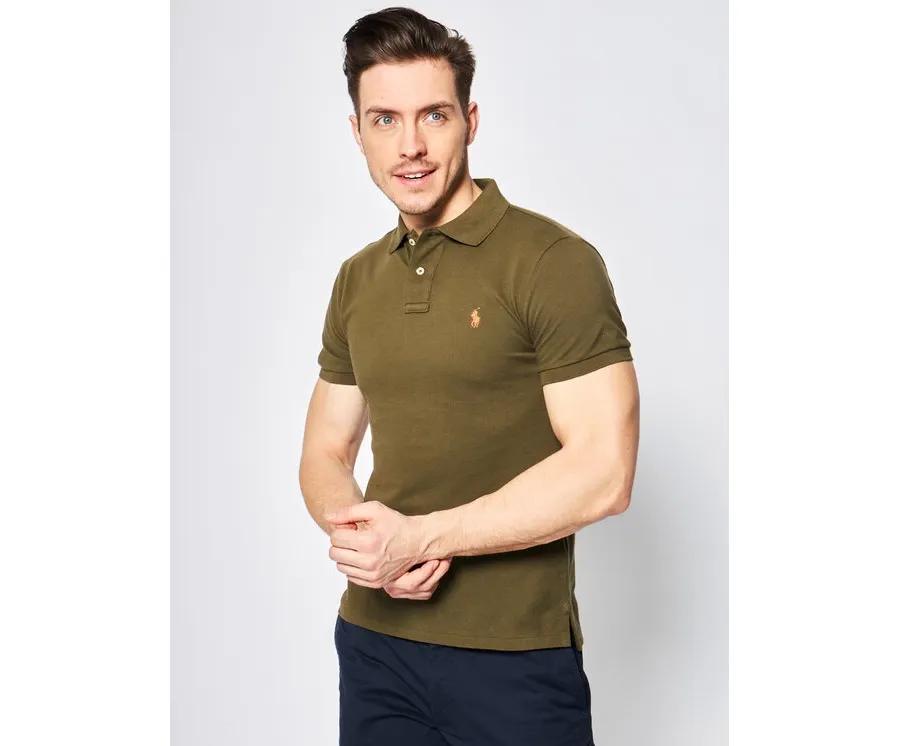 obrazek 1 Polo Ralph Lauren Polo Core Replen 710795080 Zielony Slim Fit