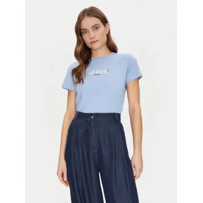 Zdjęcie Guess Jeans T-Shirt W5RI54 J1314 Niebieski Regular Fit