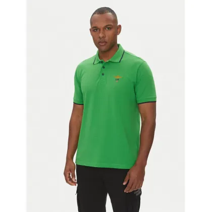 Zdjęcie Aeronautica Militare Polo 251PO1308P82 Zielony Regular Fit