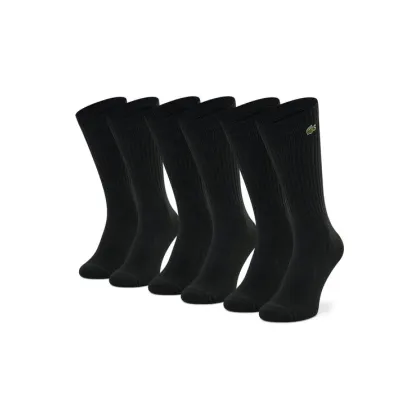Zdjęcie Lacoste Zestaw 3 par wysokich skarpet unisex RA4182 Czarny